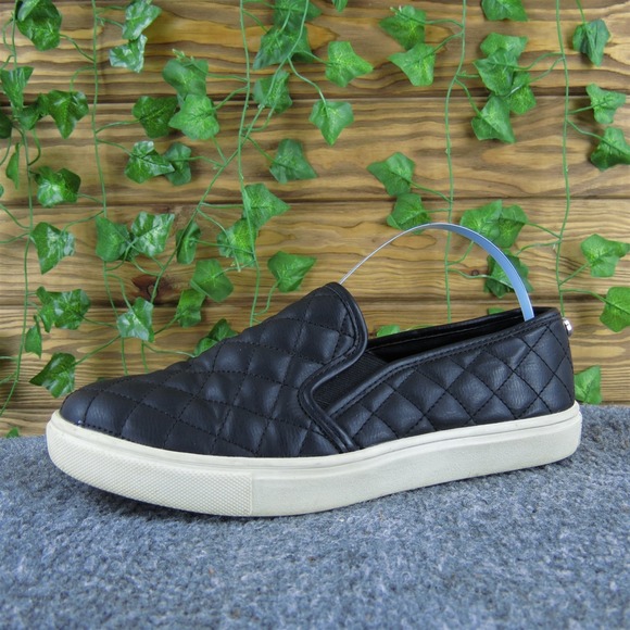 Steve Madden Women Ecentrcq Slip-On Black Synthetic Sz 7 Medium  Used 2025 - Picture 1 of 6